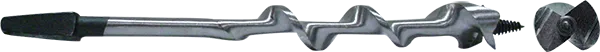 auger bit - side and front view