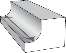ball end cross section