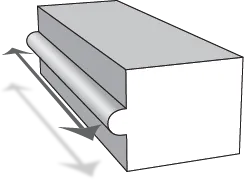 concave radius cross section