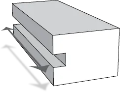 key seat cross section