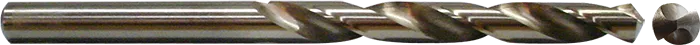 taper length drill - side and front view